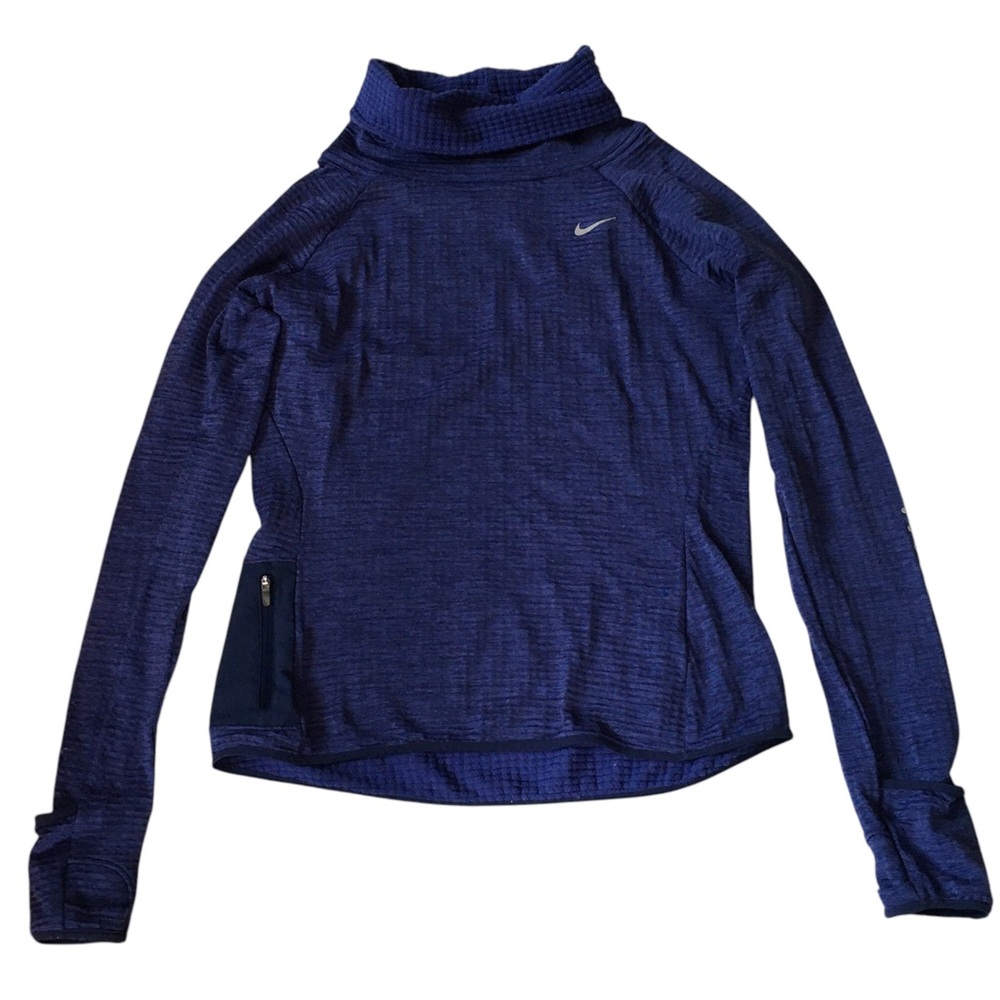 Nike Running Activity Blue Long Sleeve Top Sweater S